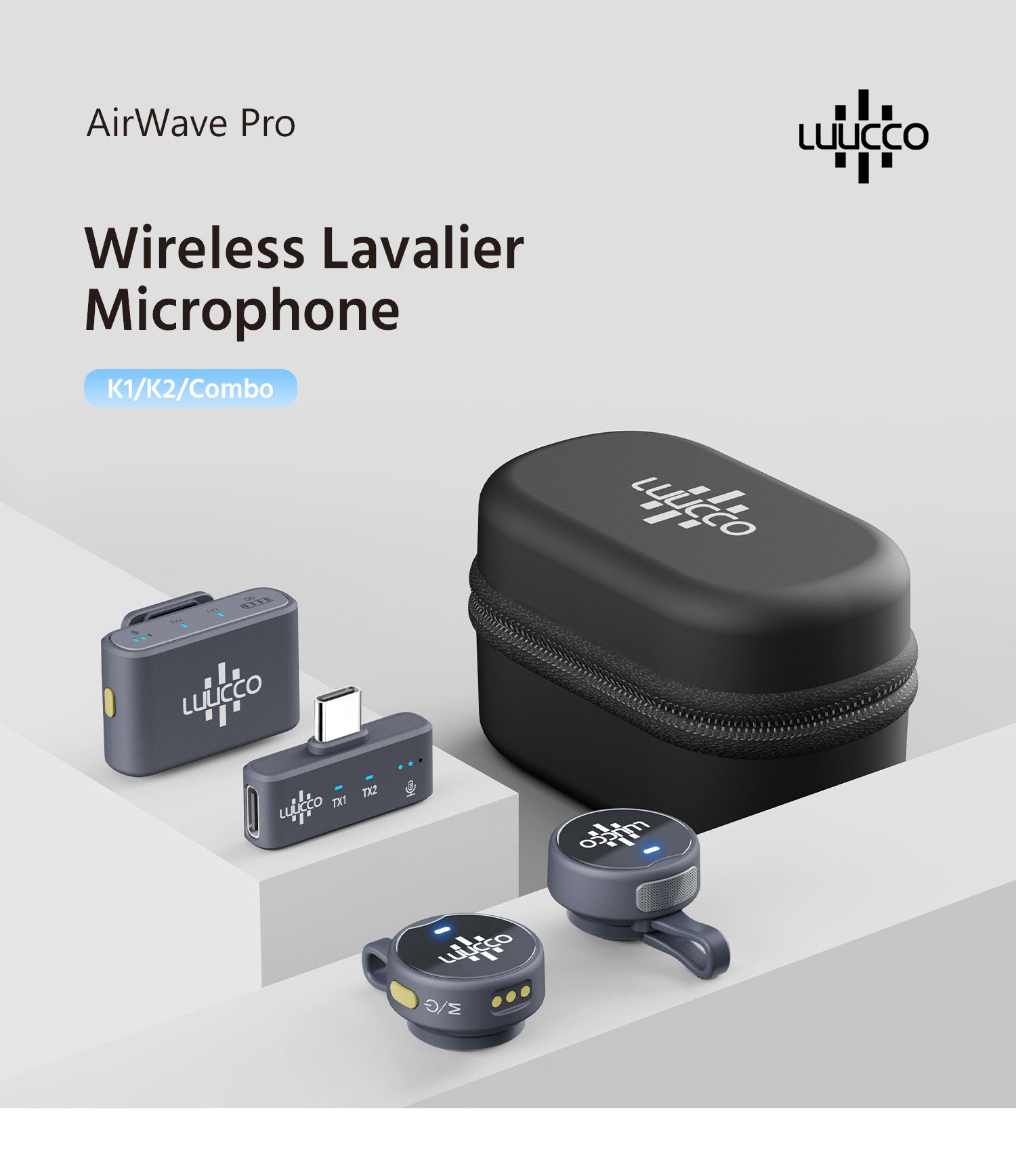 Micófono inalámbrico LUUCCO AirWave pro Combo