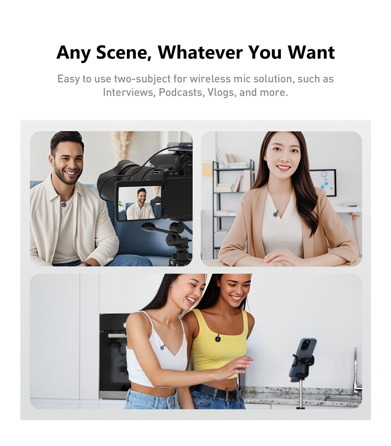 Micófono inalámbrico LUUCCO AirWave pro Combo