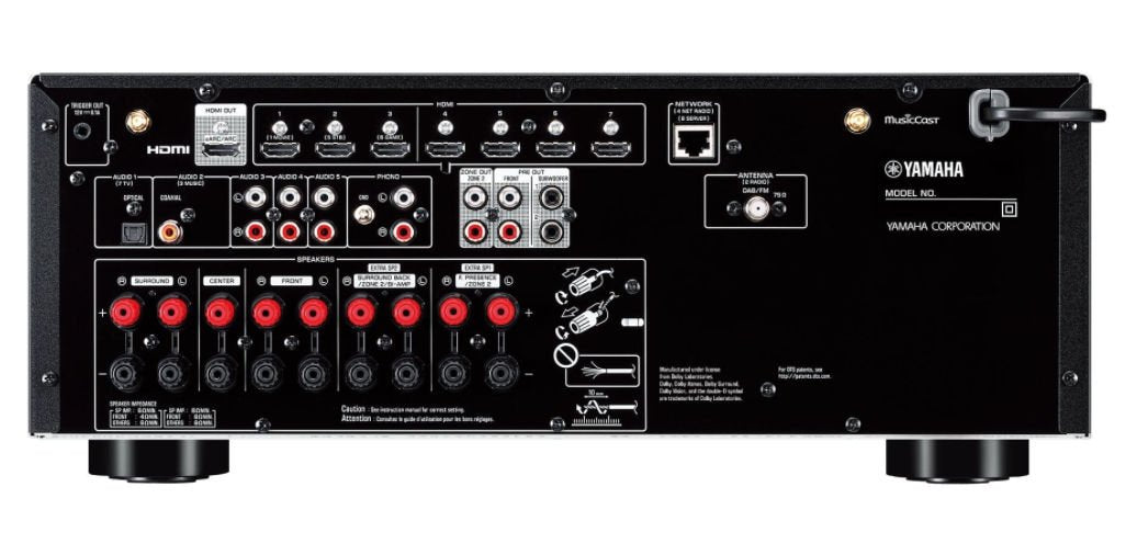 Yamaha RX-V4A Amplificador