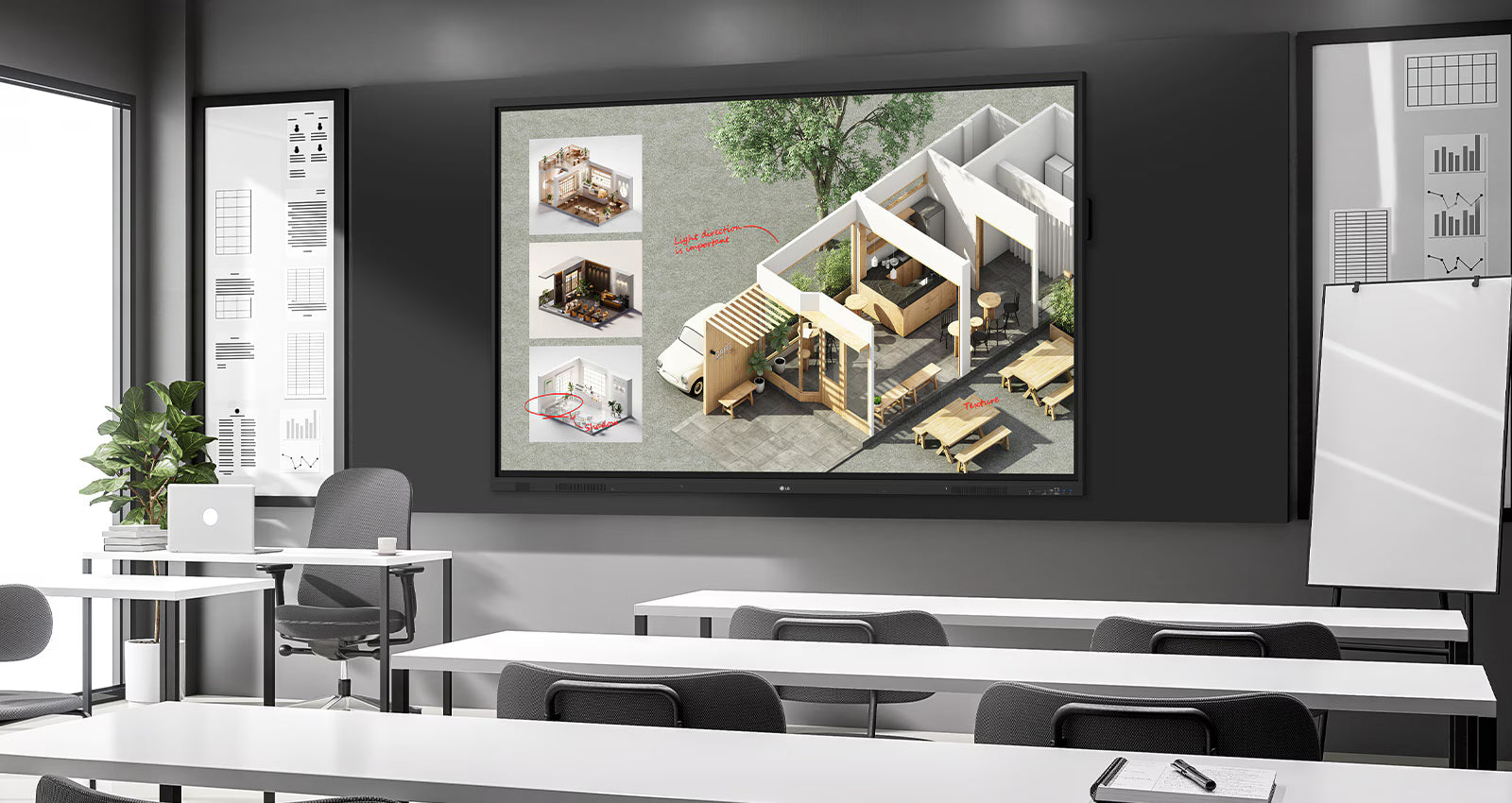 Monitor Interactivo LG 65TR3DQ-B